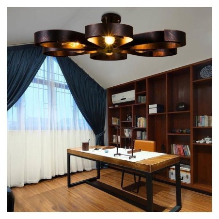 Moderne Vintage Deckenleuchte Eisen Blume geformt Pendelleuchte Moderne Vintage Deckenleuchte Eisen Blume geformt Pendelleuchte