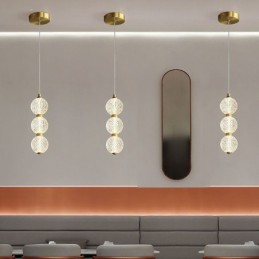 Pendelleuchte Acrylperlen Dekorative Beleuchtung