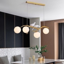 Moderne minimalistische Zweig Pendelleuchte 4 Lampe dekoratives Licht