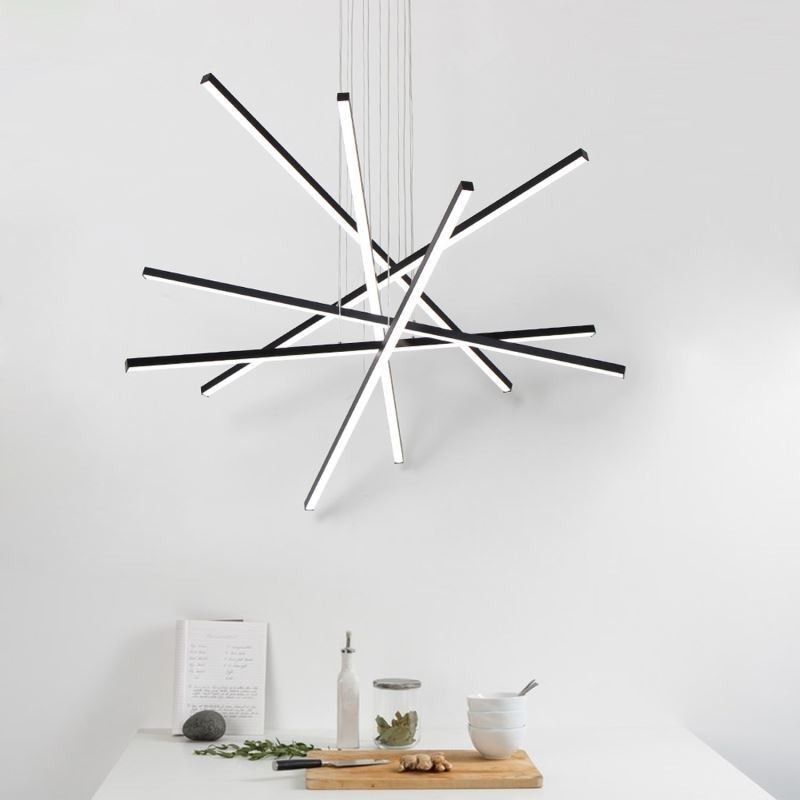 Lineare Pendelleuchte, dekorative Leuchte