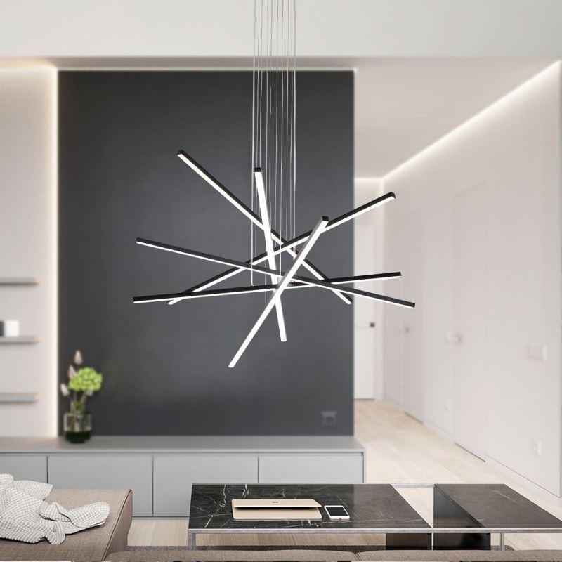 Lineare Pendelleuchte, dekorative Leuchte