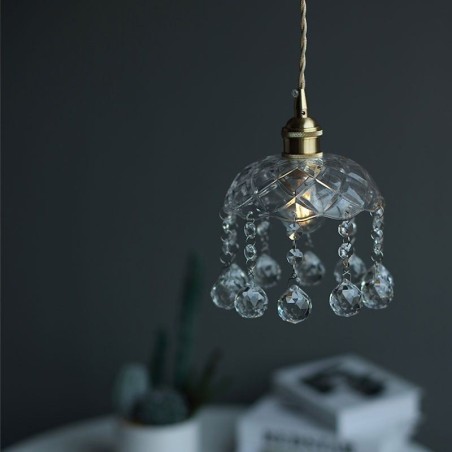 Moderne Mini-Pendelleuchte aus Glas, 1 Licht, Dekorationsleuchte Moderne Mini-Pendelleuchte aus Glas, 1 Licht, Dekorationsleuchte