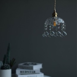 Moderne Mini-Pendelleuchte aus Glas, 1 Licht, Dekorationsleuchte