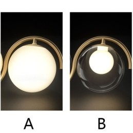 Moderne Glaskugel Pendelleuchte Minimalistische Leuchte