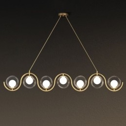 Moderne Glaskugel Pendelleuchte Minimalistische Leuchte