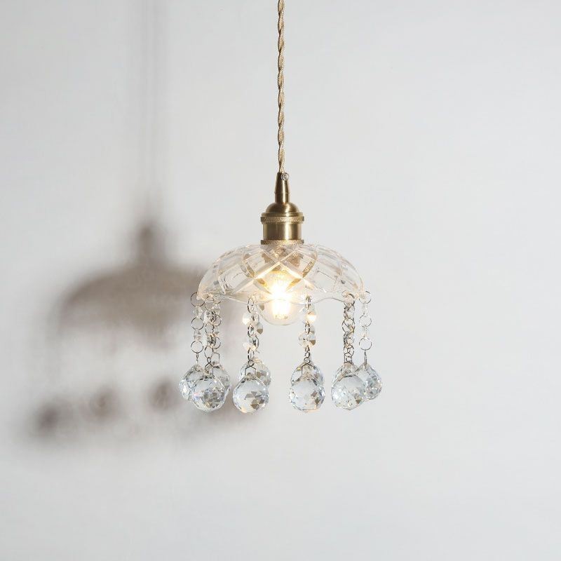 Moderne Mini-Pendelleuchte aus Glas, 1 Licht, Dekorationsleuchte