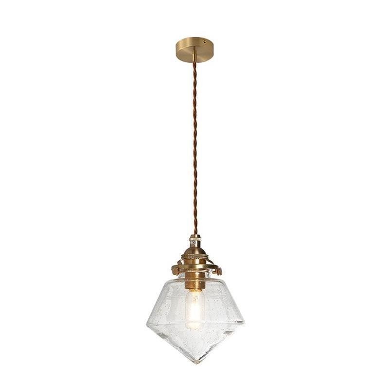 1 Licht Diamant Glas Pendelleuchte Bubble Glas Leuchte
