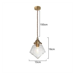 1 Licht Diamant Glas Pendelleuchte Bubble Glas Leuchte