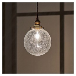 Glas Pendelleuchte Moderne Crackle Deckenleuchte