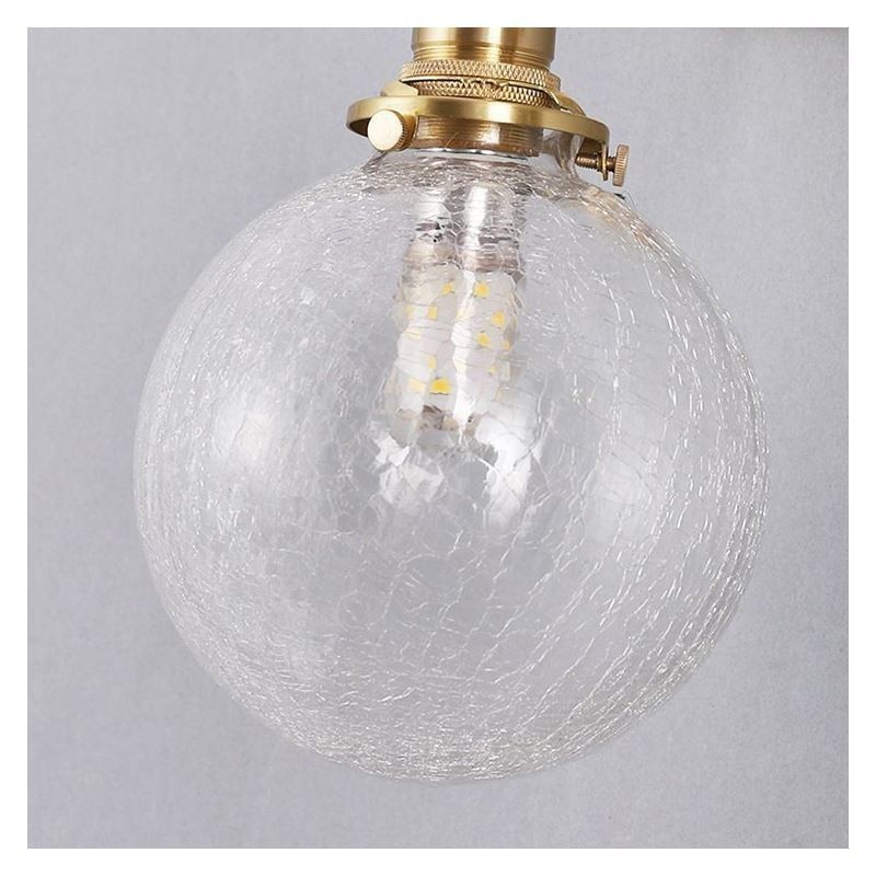 Glas Pendelleuchte Moderne Crackle Deckenleuchte