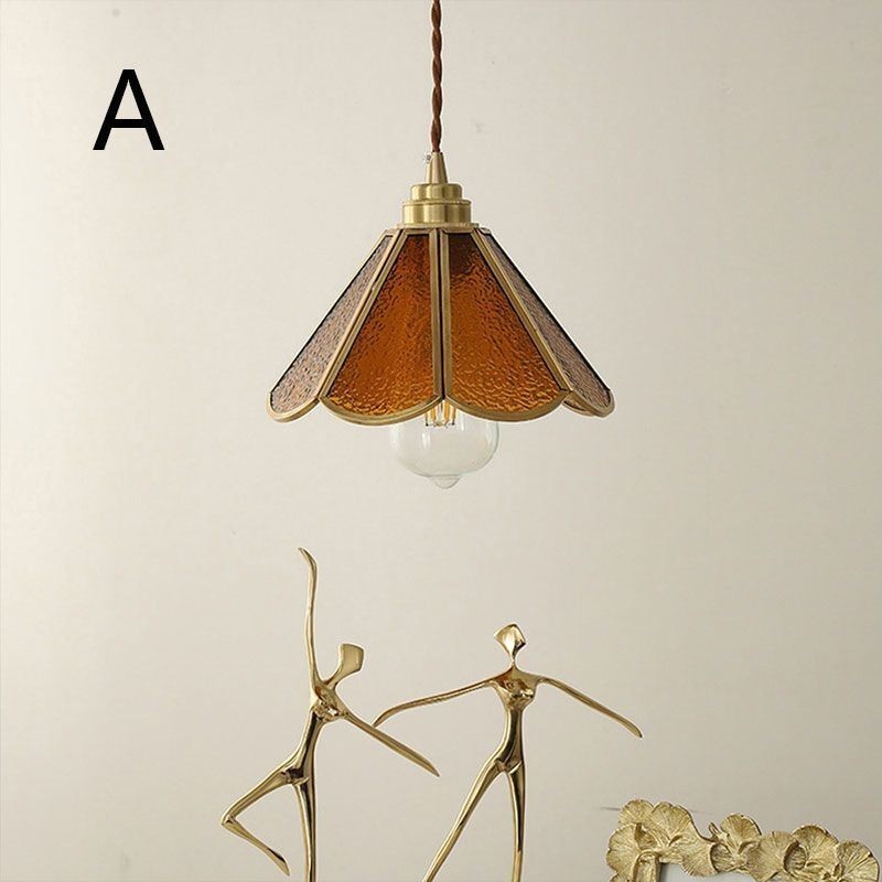 Mini-Pendelleuchte aus Glas, moderne, schlichte Deckenleuchte aus Glas