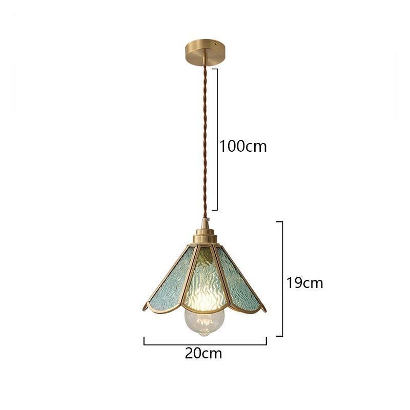 Mini-Pendelleuchte aus Glas, moderne, schlichte Deckenleuchte aus Glas