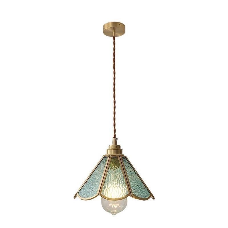 Mini-Pendelleuchte aus Glas, moderne, schlichte Deckenleuchte aus Glas