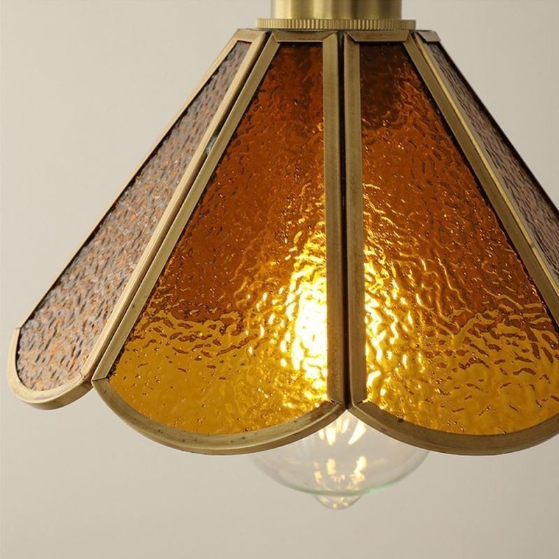 Mini-Pendelleuchte aus Glas, moderne, schlichte Deckenleuchte aus Glas