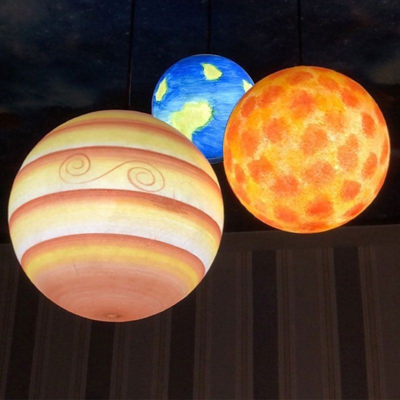 Nordic Planet Design Pendelleuchte Einzigartiger Sonnensystem Planeten Kronleuchter