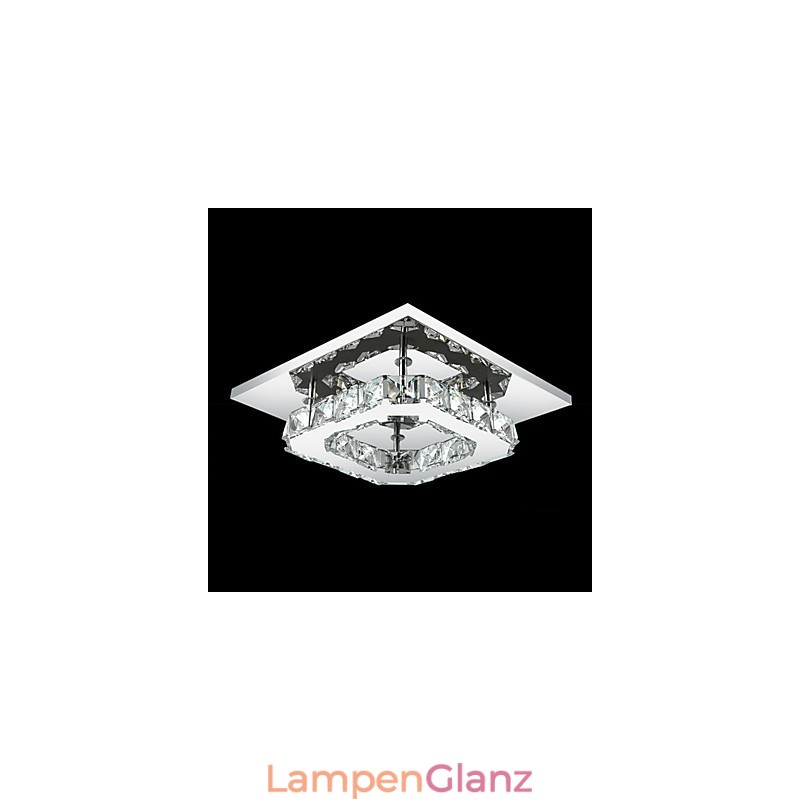 Moderne zeitgenössische galvanisierte Unterputzmontage aus Metall