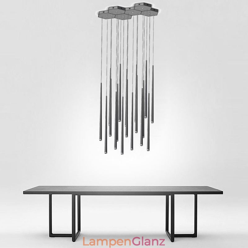 Moderne einfache Pendelleuchte Zylinderform Beleuchtung Meteor Regen Lampe Licht