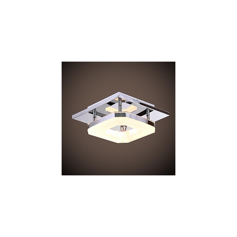 Acryl Deckenleuchte 1 Licht Modern Acryl Galvanik Edelstahl