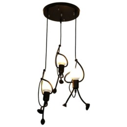 Moderne Pendelleuchte Kreative Lampe in Form eines kleinen Mannes Individuelle Beleuchtung für Zuhause