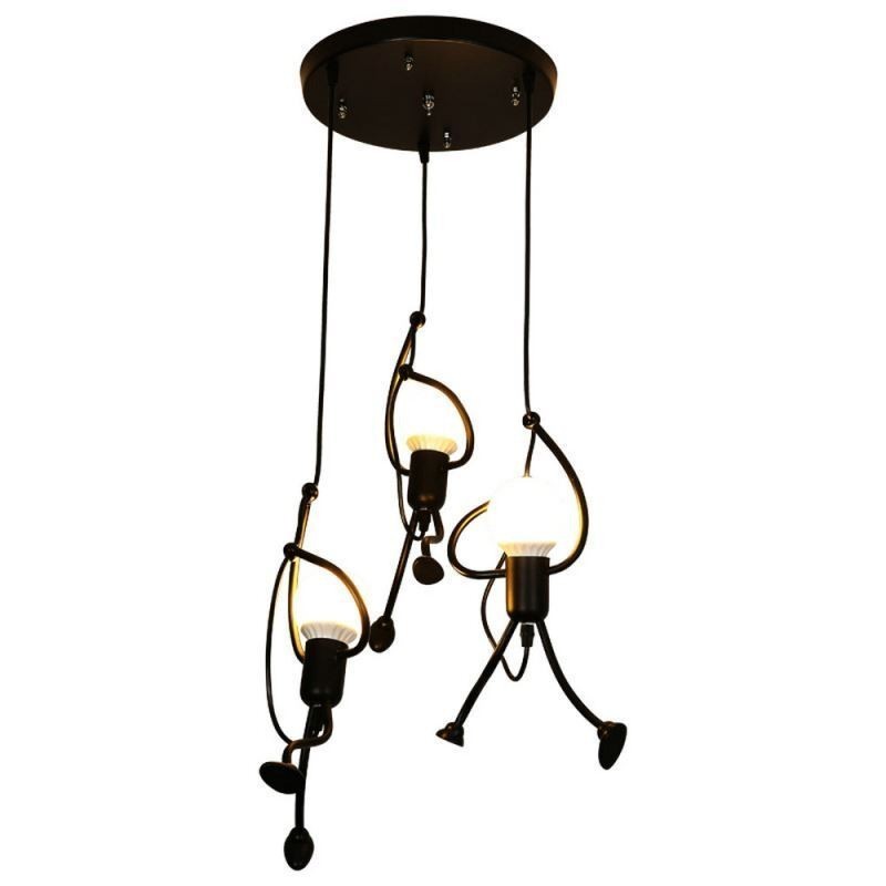 Moderne Pendelleuchte Kreative Lampe in Form eines kleinen Mannes Individuelle Beleuchtung für Zuhause
