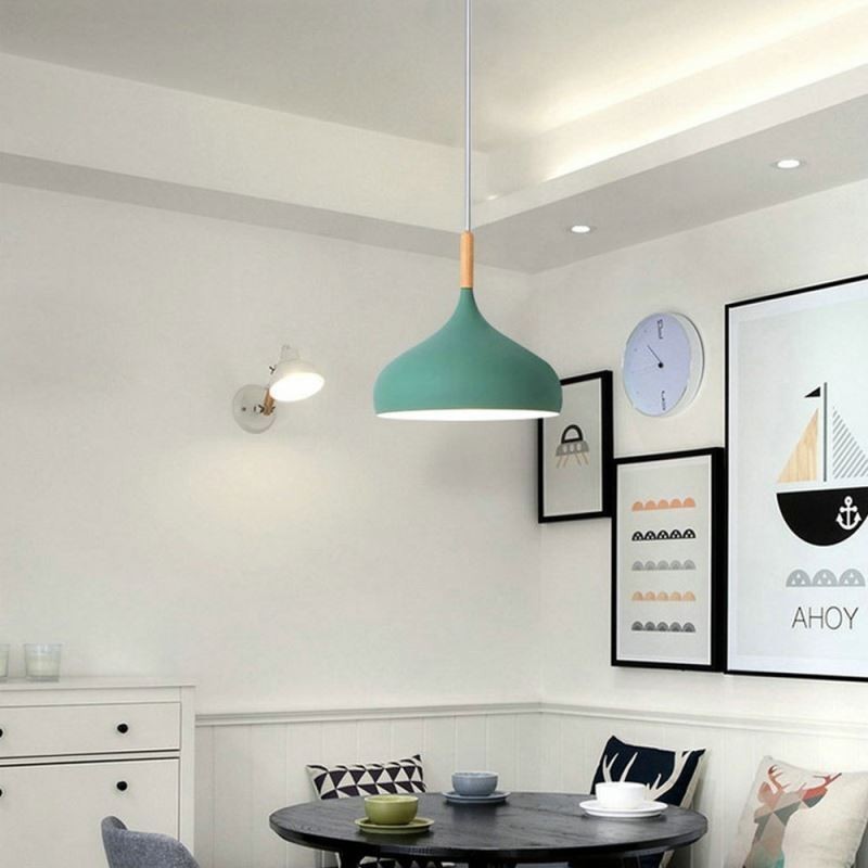 Moderne Pendelleuchte Aluminium Macaron Lampe Home Einstellbare Licht