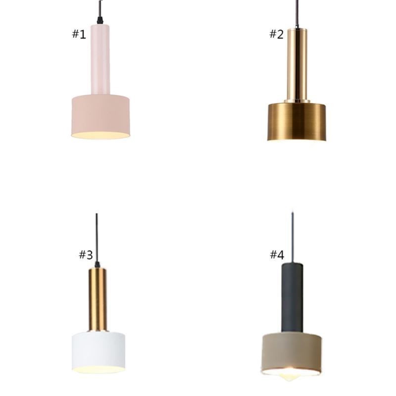 Moderne einfache Pendelleuchte Zylinderform Lampe Aluminium Beleuchtung Licht
