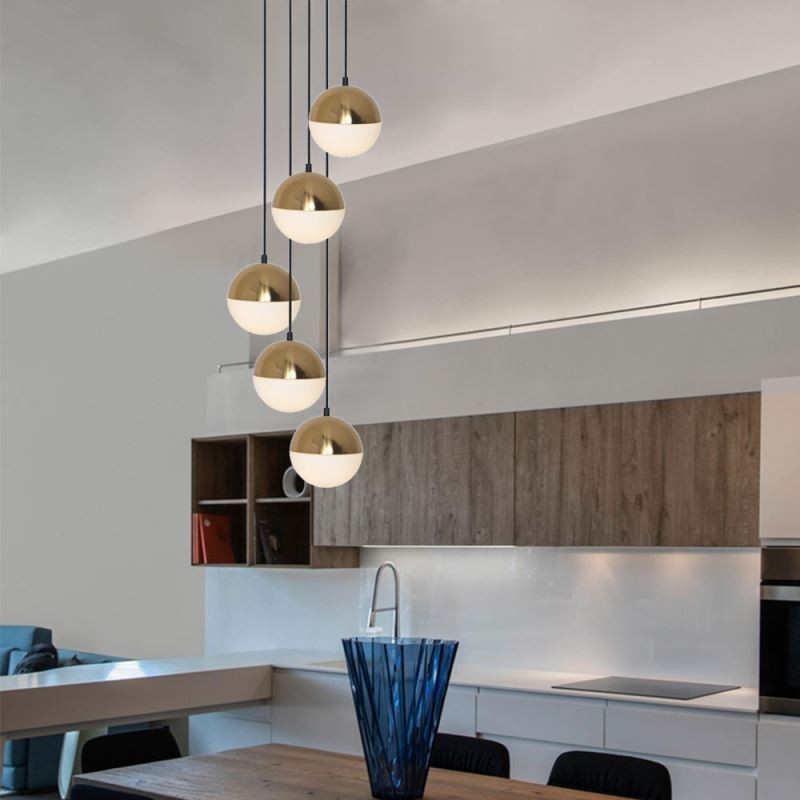 Nordic Cluster Pendelleuchte Kreative Kreisform Lampe Beleuchtung