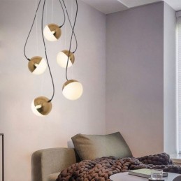 Nordic Cluster Pendelleuchte Kreative Kreisform Lampe Beleuchtung
