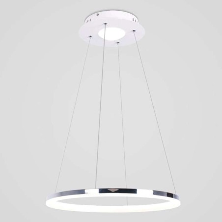 Moderne Pendelleuchte Acryl Kreis Lampe 40cm Moderne Pendelleuchte Acryl Kreis Lampe 40cm