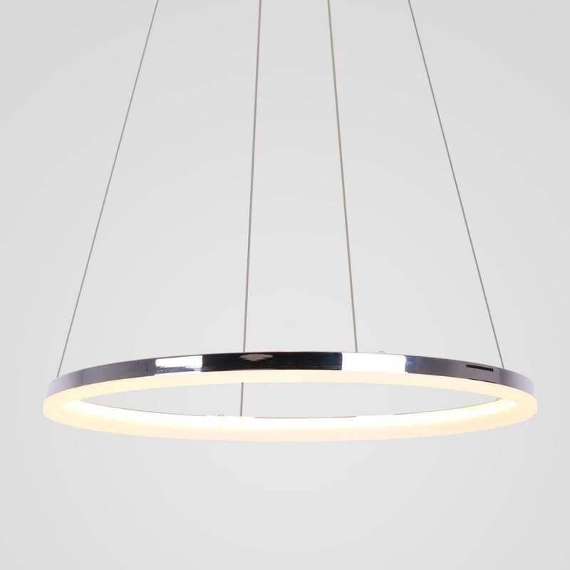 Moderne Pendelleuchte Acryl Kreis Lampe 40cm