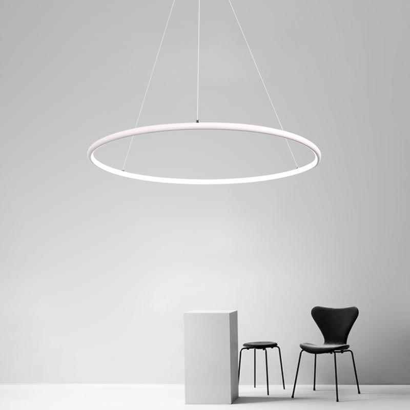 Moderne Pendelleuchte Kreislampe 60cm 80cm