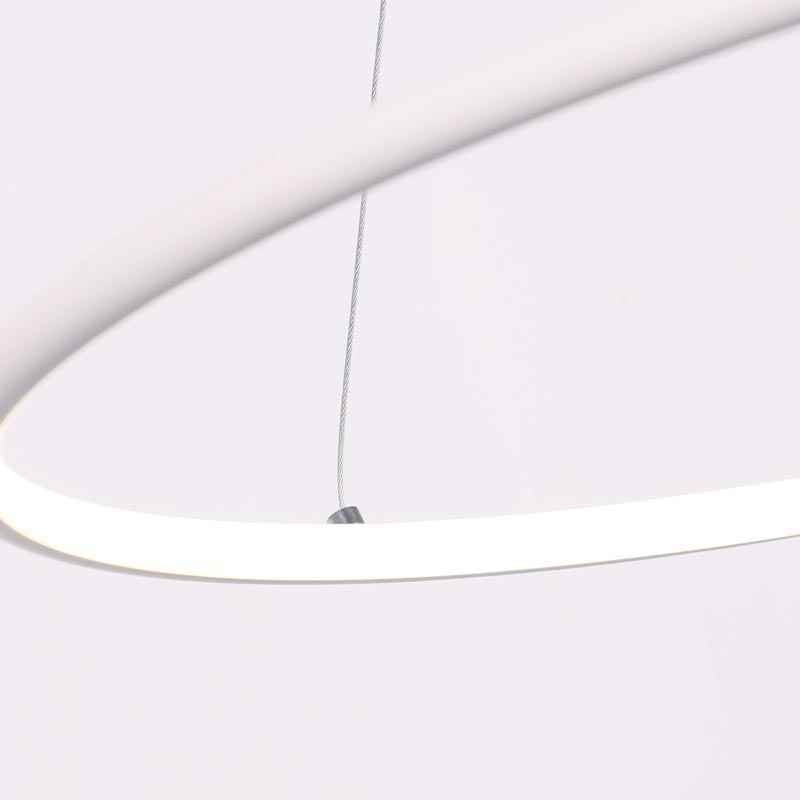 Moderne Pendelleuchte Kreislampe 60cm 80cm
