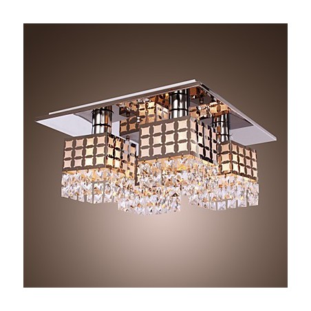 Kronleuchter Modern Kristall Edelstahl Wohnzimmer 4 Lichter Kronleuchter Modern Kristall Edelstahl Wohnzimmer 4 Lichter