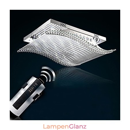 Moderne zeitgenössische Glas-Unterputzleuchte