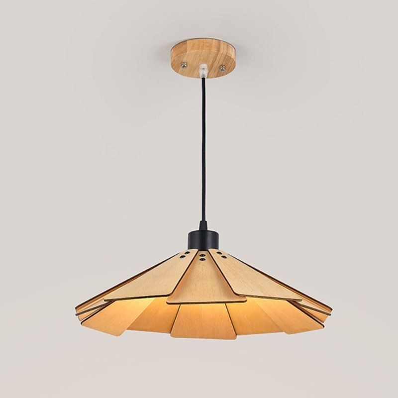Pendelleuchte Kreative Retro Holz Deckenleuchte