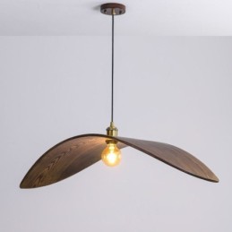 Massivholz Pendelleuchte Kreative Retro Deckenleuchte