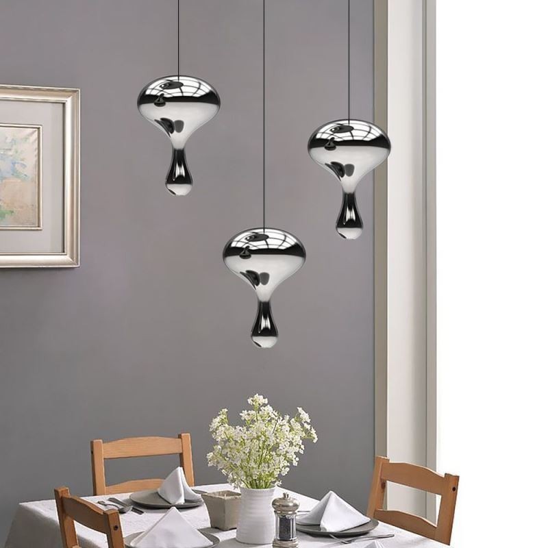 Kreative Pendelleuchte Moderne einfache galvanisierte Glas kleine Deckenleuchte