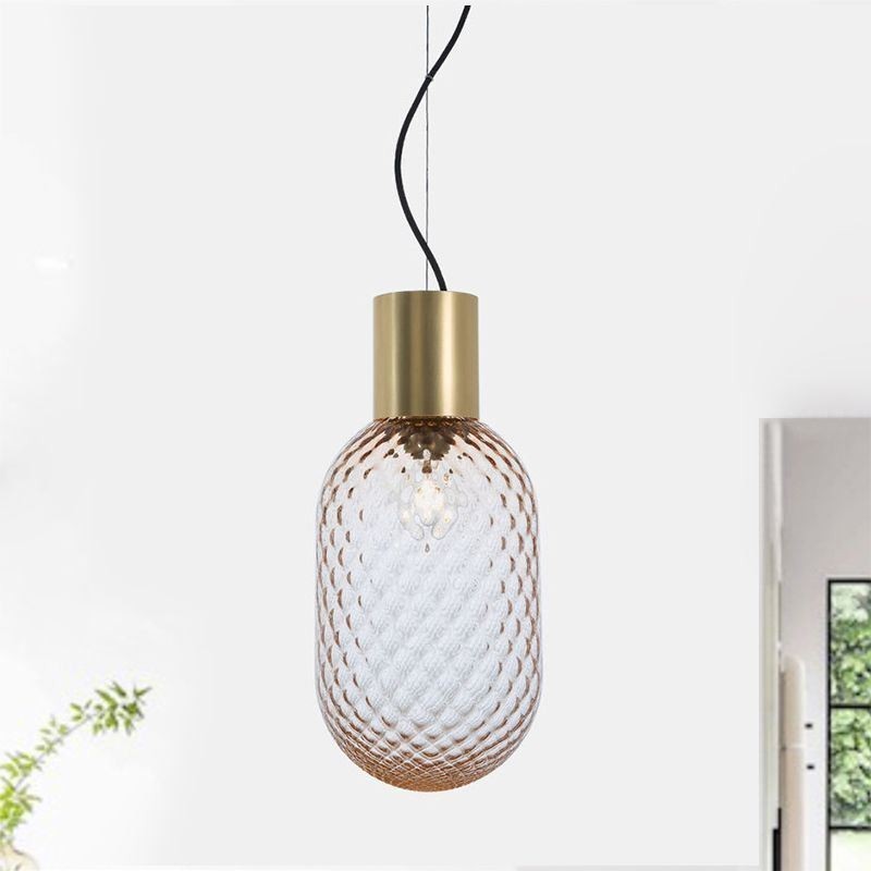 Gitterglas Pendelleuchte Moderne Eisen Einfache Deckenleuchte