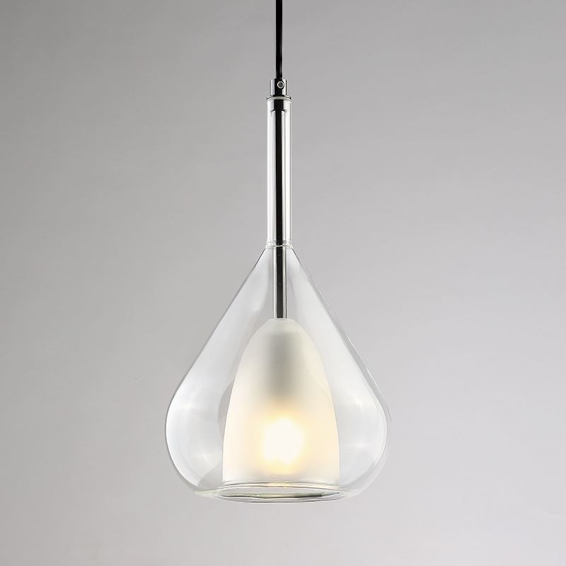 Pendelleuchte Moderne minimalistische Doppelglas-Deckenleuchten