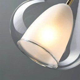 Pendelleuchte Moderne minimalistische Doppelglas-Deckenleuchten