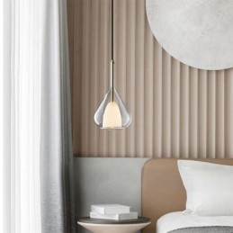 Pendelleuchte Moderne minimalistische Doppelglas-Deckenleuchten