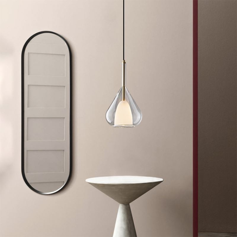 Pendelleuchte Moderne minimalistische Doppelglas-Deckenleuchten