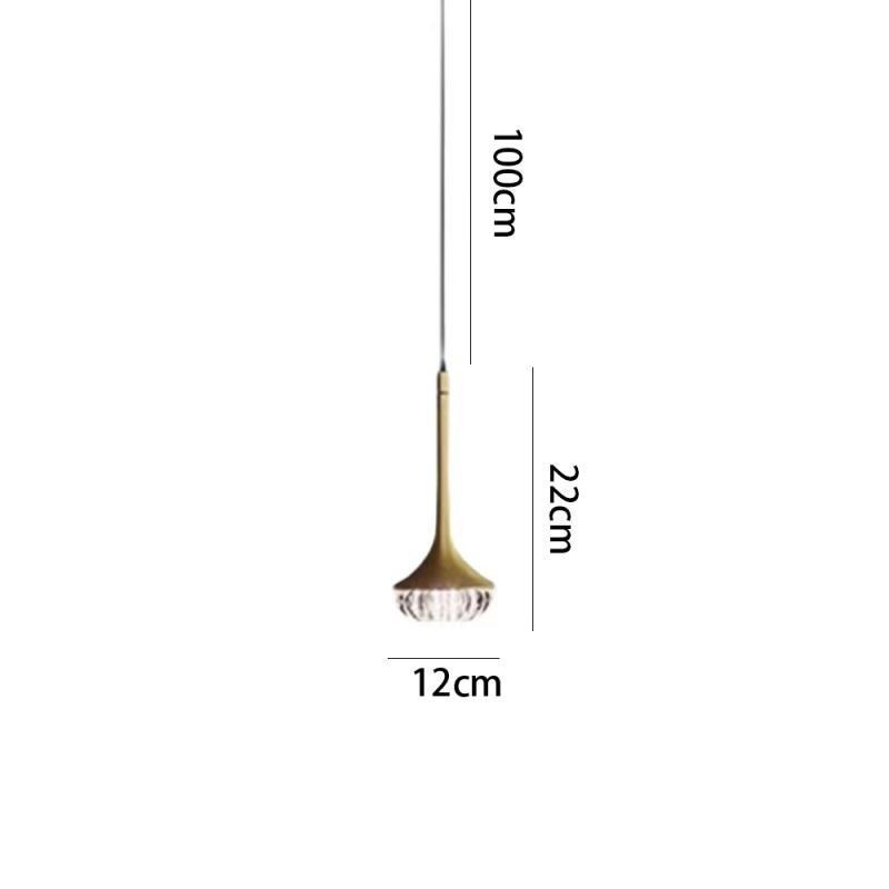Moderne Pendelleuchte aus Glas, Deckenleuchte aus Schmiedeeisenglas