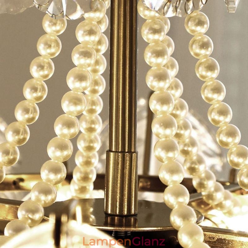 Europäische Glas Pendelleuchte Postmoderne Blatt Hängeleuchte