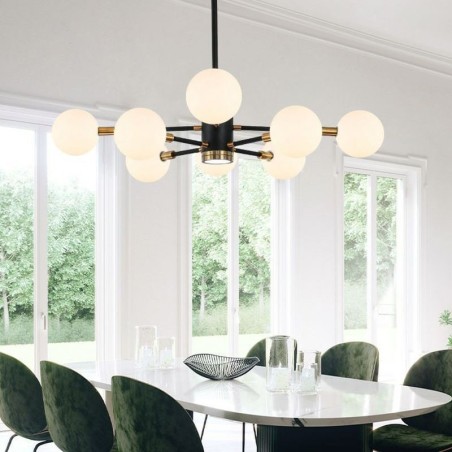 Nordic Glas Anhänger Licht Milchig Weiß Runde Lampe Kronleuchter Beleuchtung Nordic Glas Anhänger Licht Milchig Weiß Runde Lampe Kronleuchter Beleuchtung