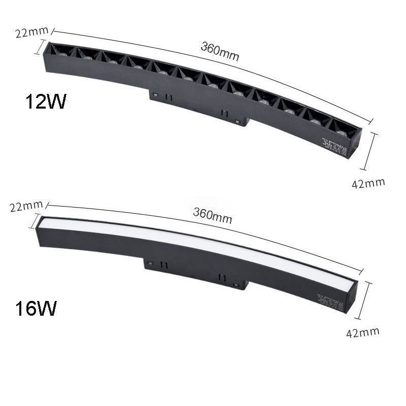 Kreisförmiges Schienenlicht, magnetische Einbauschienenleuchte, 150 cm