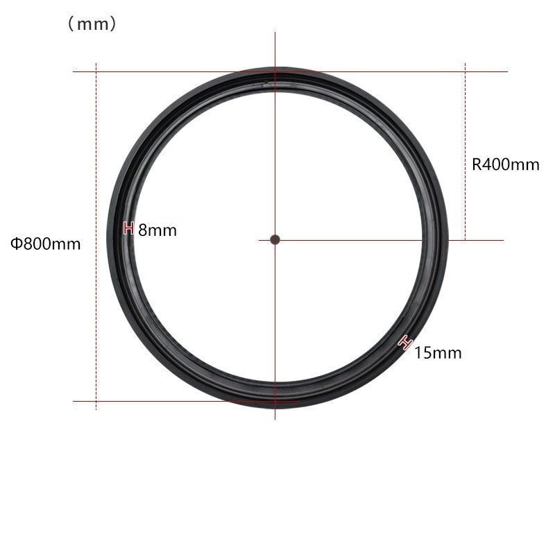 Kreisförmige magnetische Schienenleuchte Einbaustrahler Dekoratives Licht 80cm