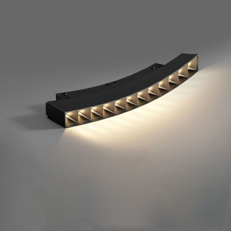 Schienengitterleuchte Einbaustrahler mit magnetischem Gitter Schienengitterleuchte Einbaustrahler mit magnetischem Gitter