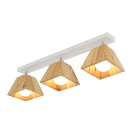 Nordischer Holzstrahler Vier Prismen drehbarer Deckenstrahler Nordischer Holzstrahler Vier Prismen drehbarer Deckenstrahler