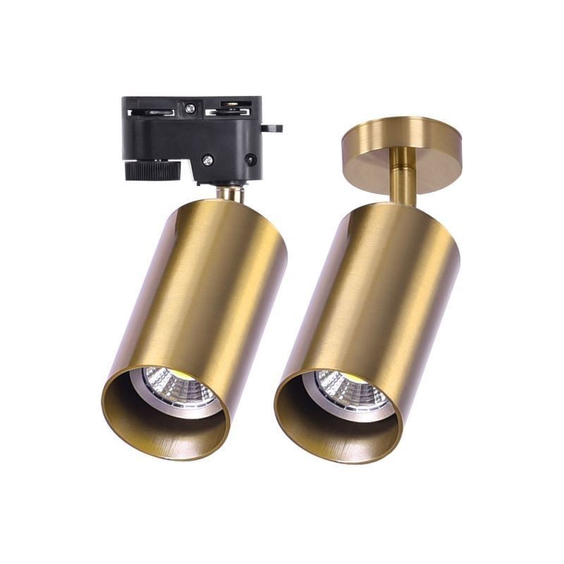 Modernes, schlichtes Spotlight-Deckenschienenlicht aus Aluminium